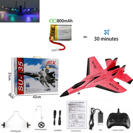 800mAh SU-35 Enhanced Edition Large Battery RC Plane Avion RC Flying Model Gliders Kids Remote Control Airplane Child Toys Gifts