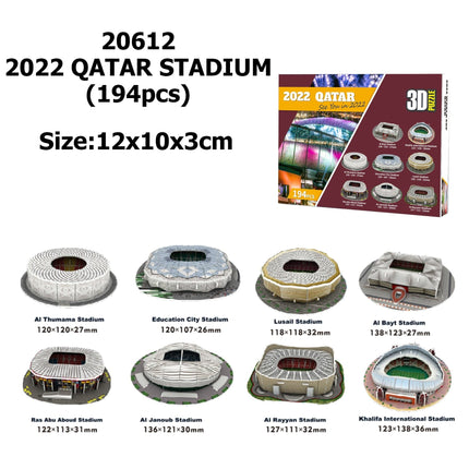 Miniature Football Field 3D DIY Puzzle World Famous Stadiums Models Football Game Peripheral Toys Fans Birthday Toys Gifts DDJ