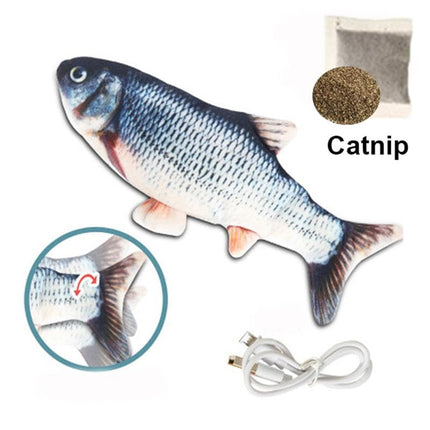 USB Charging Simulation Fish Tease Cat Pet Chewing Toy