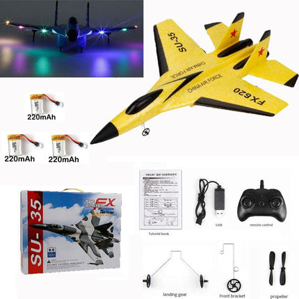800mAh SU-35 Enhanced Edition Large Battery RC Plane Avion RC Flying Model Gliders Kids Remote Control Airplane Child Toys Gifts