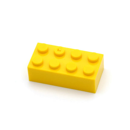 40pcs DIY Building Blocks Thick Figures Bricks 2x4 Dots Educational Creative Size Compatible With 3001 Plastic Toys for Children