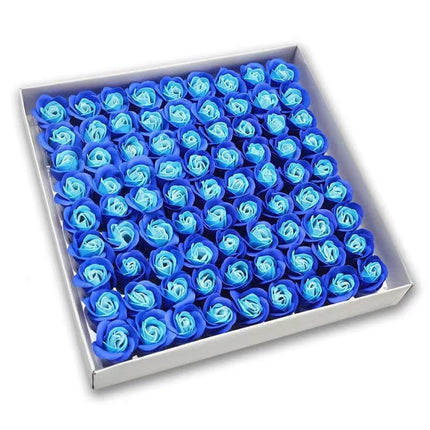 81Pcs Artificial Soap Flower Rose Flower Head Decor Flower Box Essential Wedding Bouquet Valentine'S DayGift Holding Flower Gift