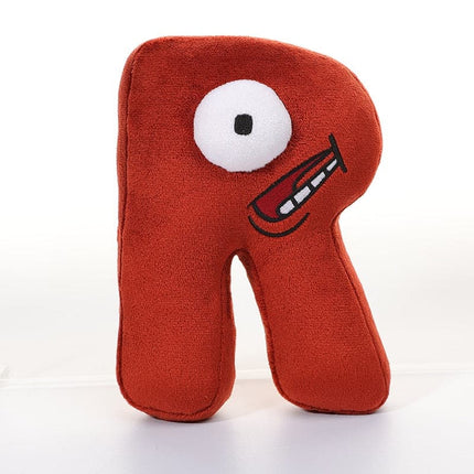 Alphabet Lore Plush Toys English Numbr Letter Stuffed Animal Plushie Doll Toys Gift For Kid Children Educational Birthday Gifts