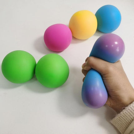 Glitter Foam Led Colored Bead Grape Vent Ball Antistress Stress Relief Fidget Toy Squishy Stressball Ball with Balls Inside