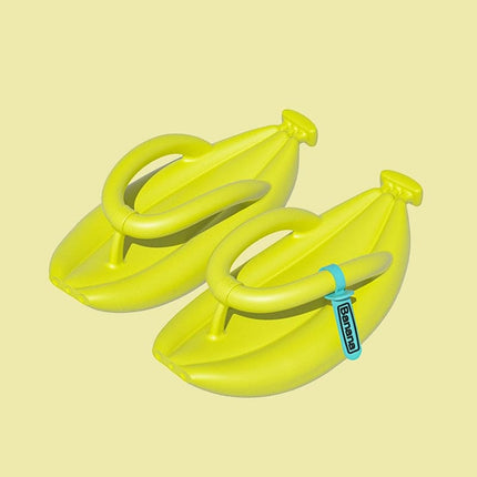 2023 New Banana Flip Flops For Men Women Summer Slipper Thick Sole Non-Slip Beach Sandals Bathroom Couple Funny Banana Slides