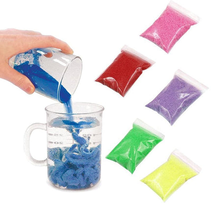50g Magic Sand DIY Handmade Toys Amazing Space Sands Not Wet Slime Molding Hydrophobic Sand Toys for Children Kids Magic Gift