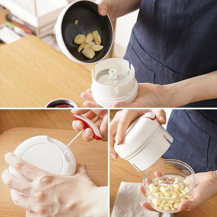 Multi-function Garlic Grinding Chopper Manual Garlic Press Food Vegetables Cutter Meat Grinder Kitchen Accessories Garlic Cutter