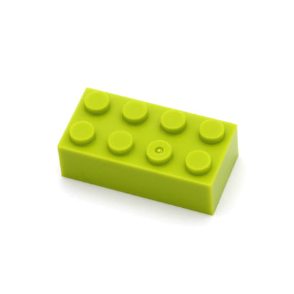 40pcs DIY Building Blocks Thick Figures Bricks 2x4 Dots Educational Creative Size Compatible With 3001 Plastic Toys for Children