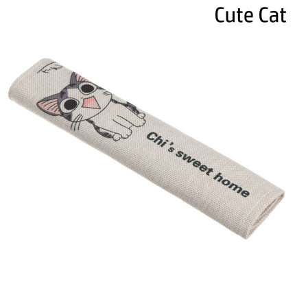 Cartoon Car Seat Belt Cover Universal Auto Seat Belt Shoulder Pad Warm Flannel Interior Seat Cushion Protector Safety Protection