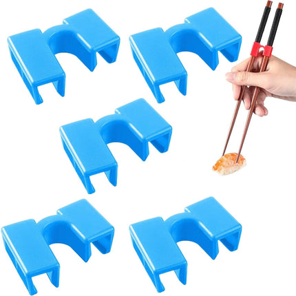5PCS Reusable Chopstick Helpers Training Chinese Chopsticks Trainer Holder for Adouts Beginner Trainers or Learner