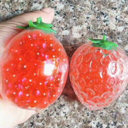 Glitter Foam Led Colored Bead Grape Vent Ball Antistress Stress Relief Fidget Toy Squishy Stressball Ball with Balls Inside