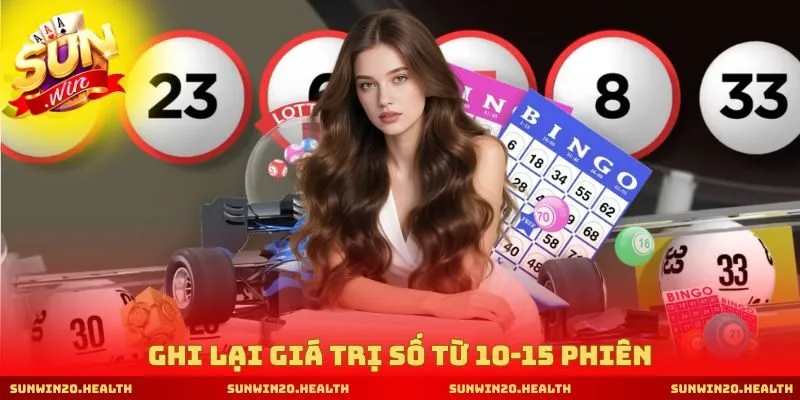 Ghi lại giá trị số từ 10-15 phiên