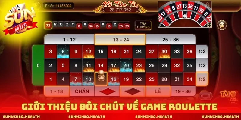 Giới thiệu đôi chút về game Roulette