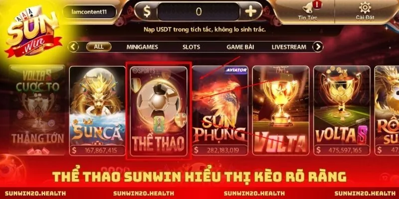 Thể thao Sunwin hiểu thị kèo rõ ràng